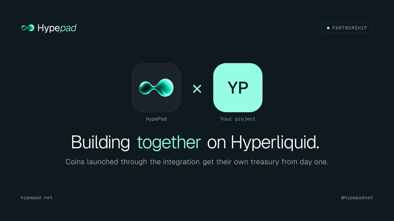 Partnership card example