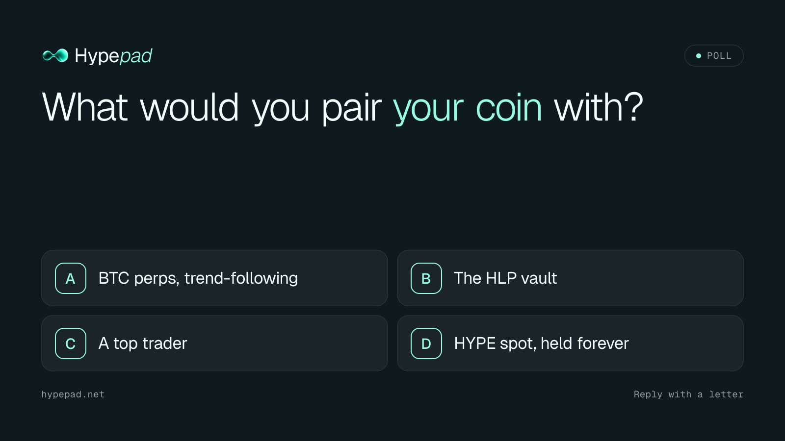 Poll card example